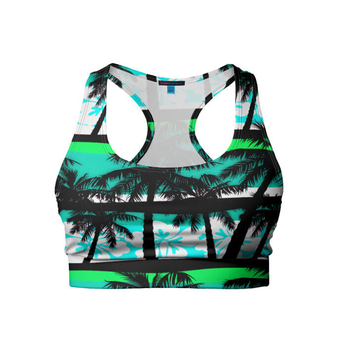 Женский спортивный топ 3D Hawaii фото