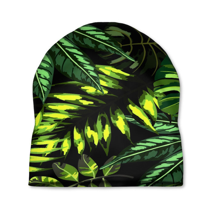 Шапка 3D Листья фото