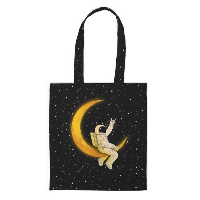 Сумка 3D повседневная Лунный наездник фото