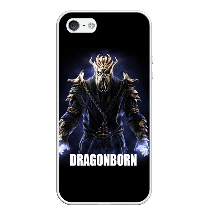 Чехол для iPhone 5/5S матовый Dragonborn фото