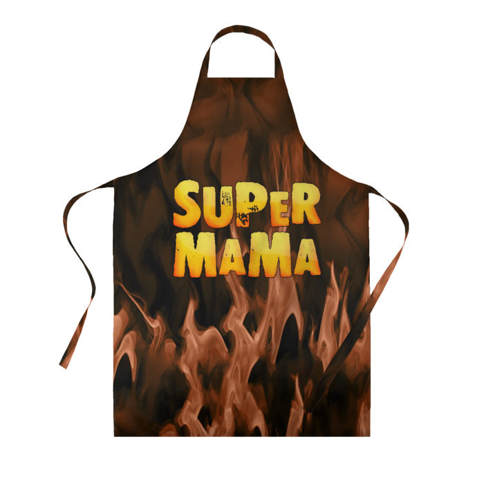 Фартук 3D Супер мама фото
