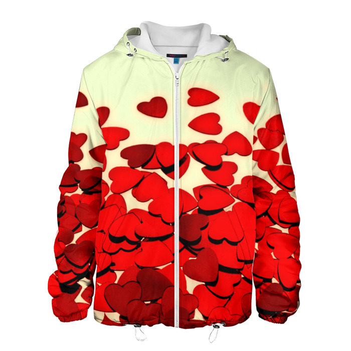 Мужская куртка 3D valentine`s day фото