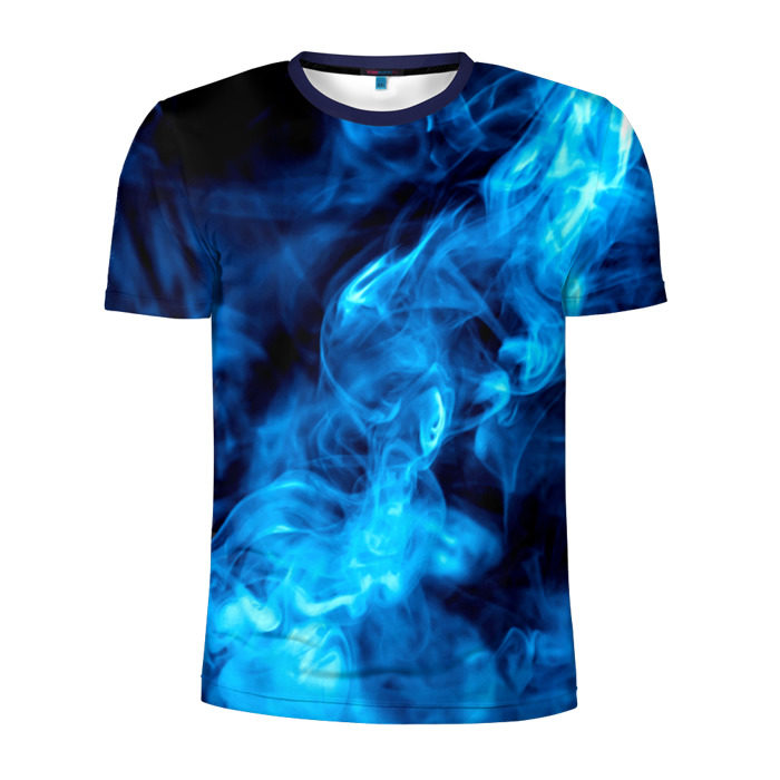 Мужская футболка 3D спортивная Smoke фото