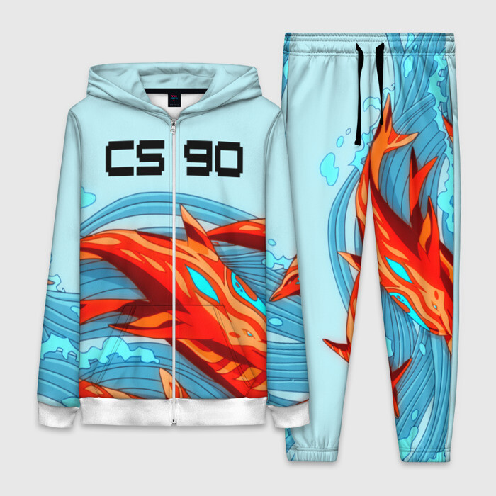 Женский костюм 3D CS GO: Aquamarine Revenge фото