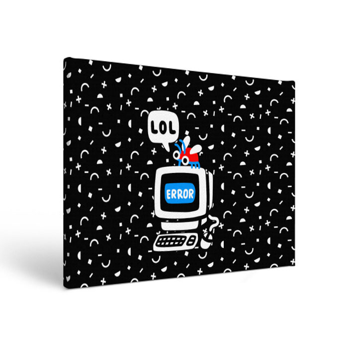 Холст прямоугольный Fatal Error фото