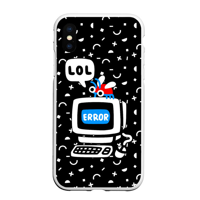 Чехол для iPhone XS Max матовый Fatal Error фото