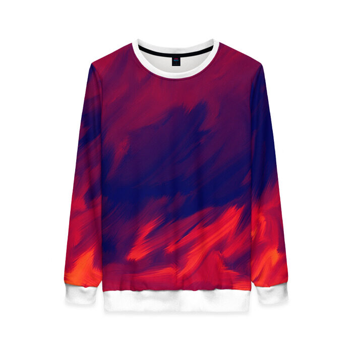 Женский свитшот 3D Paint Background фото