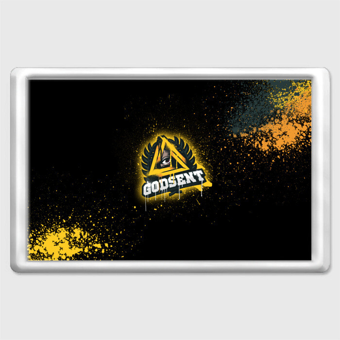 Магнит 45*70 cs:go - Godsent (Black collection) фото