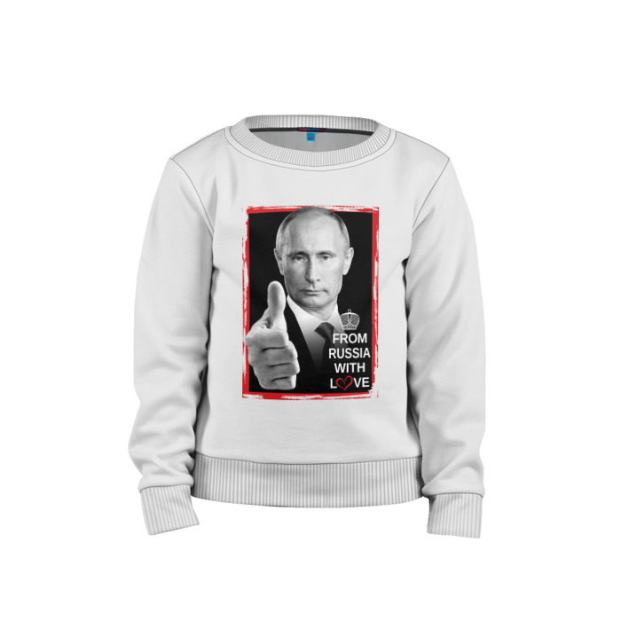 Детский свитшот хлопок From Russia with Love фото