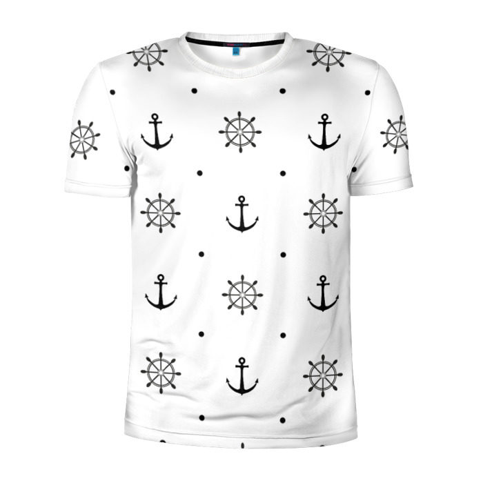 Мужская футболка 3D спортивная Речник фото