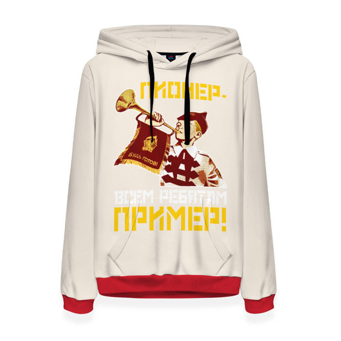 Женская толстовка 3D Пионер фото
