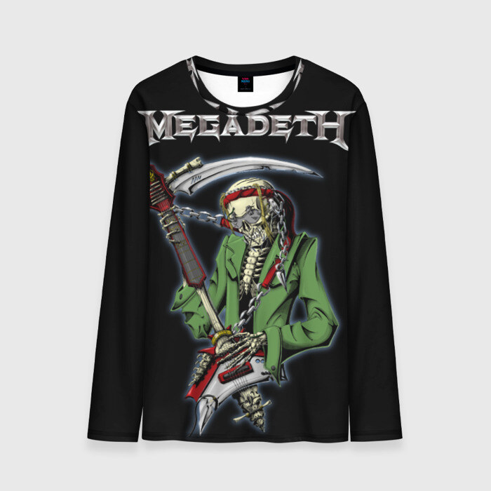Мужской лонгслив 3D Megadeth фото