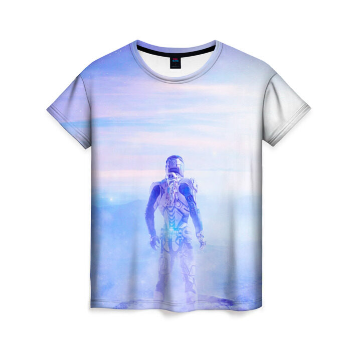 Женская футболка 3D Масс Еффект фото