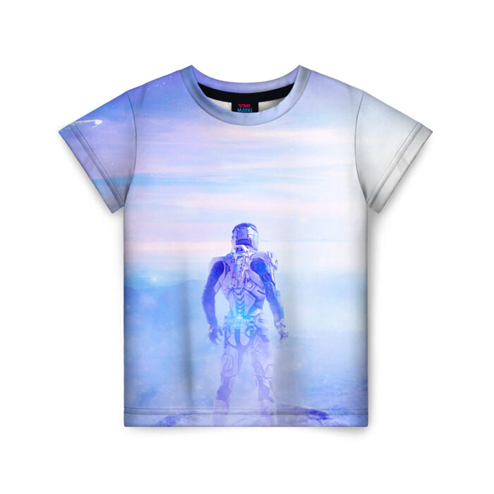 Детская футболка 3D Масс Еффект фото
