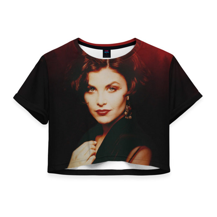 Женская футболка 3D укороченная Twin Peaks фото