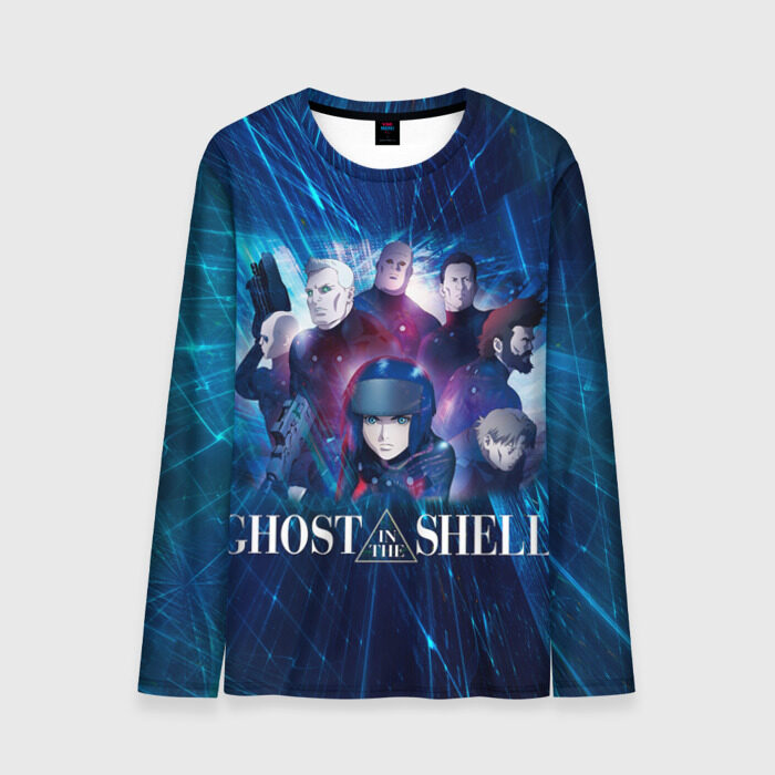 Мужской лонгслив 3D Ghost In The Shell 10 фото