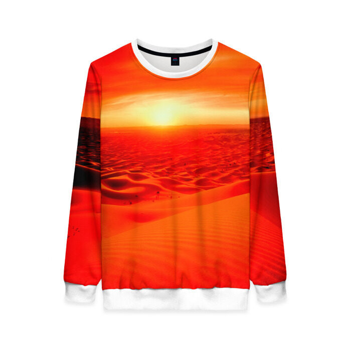 Женский свитшот 3D Пустыня фото