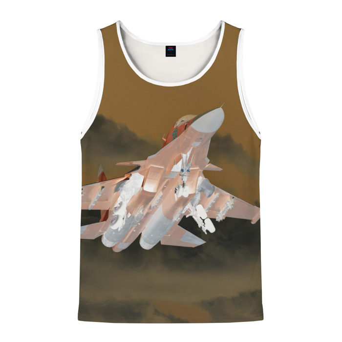 Мужская майка 3D Ночной полет Сухого фото