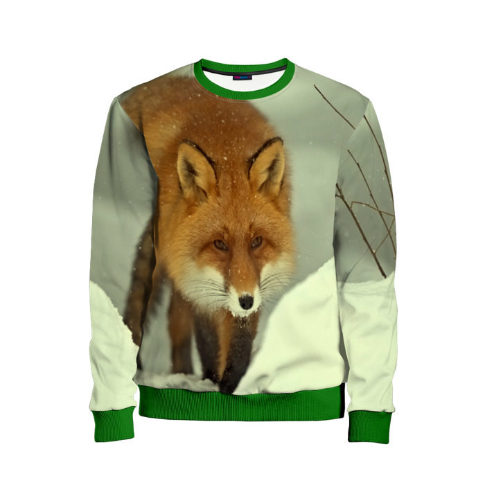 Детский свитшот 3D Лиса фото