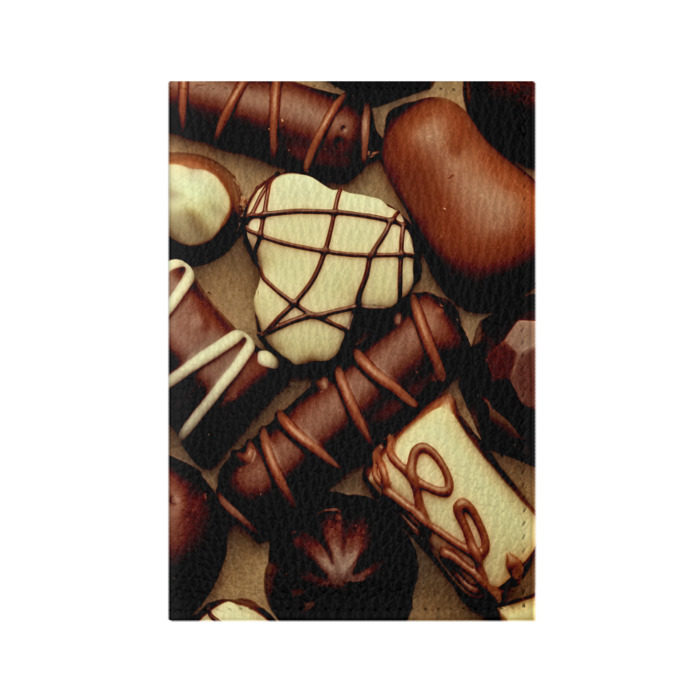 Обложка для паспорта матовая кожа Сладкие конфетки фото