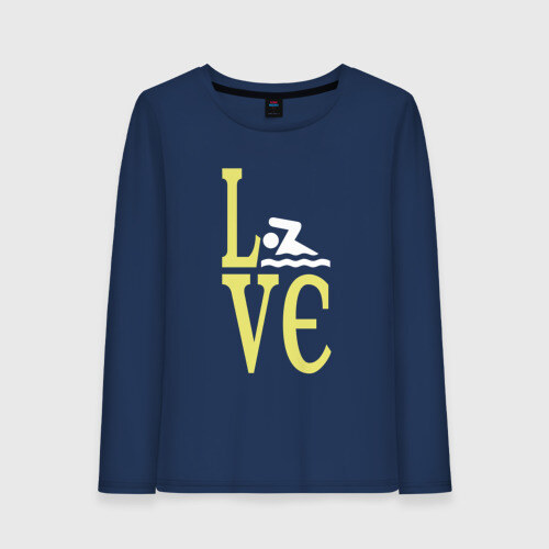 Женский лонгслив хлопок swim фото