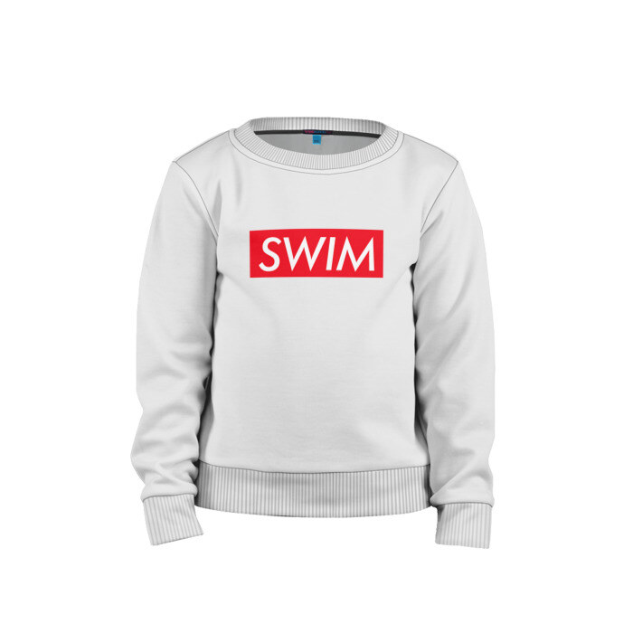 Детский свитшот хлопок swim фото