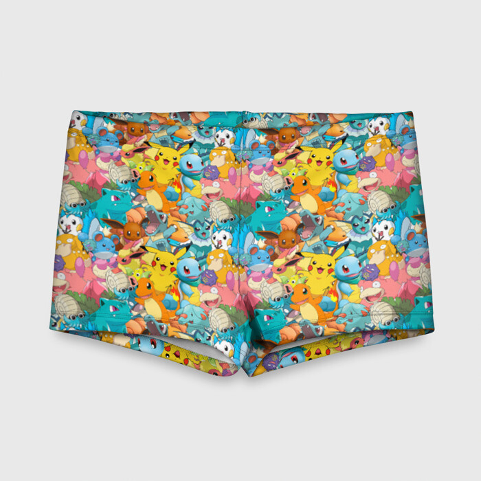 Детские купальные плавки 3D Покемоны фото