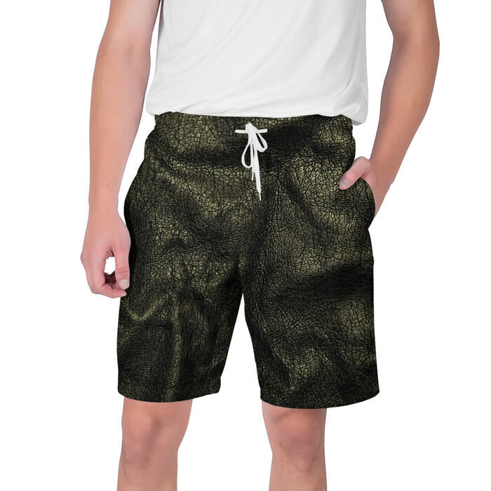Мужские шорты 3D Кожа фото