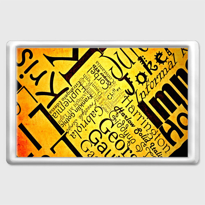 Магнит 45*70 Newspaper фото