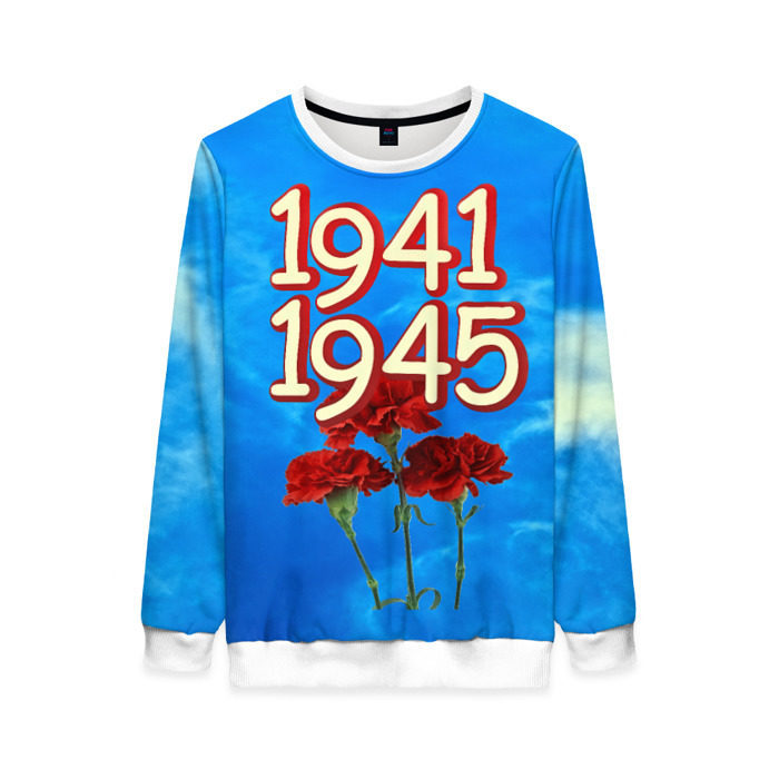 Женский свитшот 3D 9 мая фото