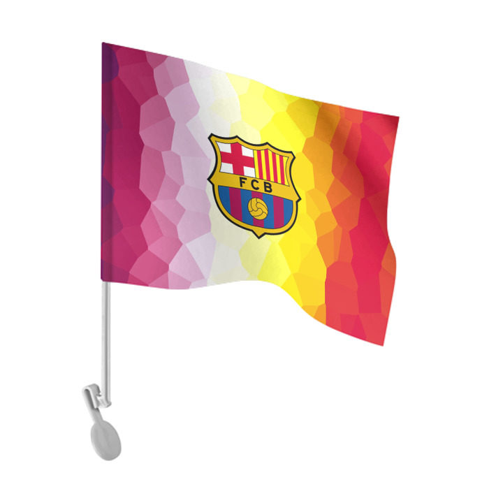 Флаг для автомобиля FCB фото
