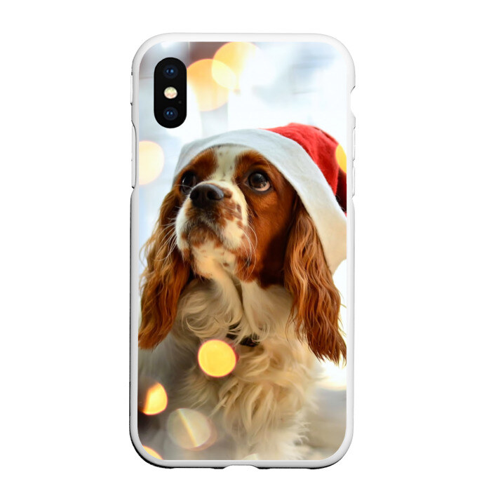 Чехол для iPhone XS Max матовый Рождество фото