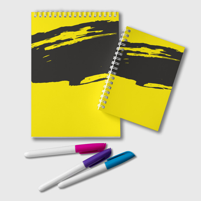 Блокнот Чёрно-жёлтый фото