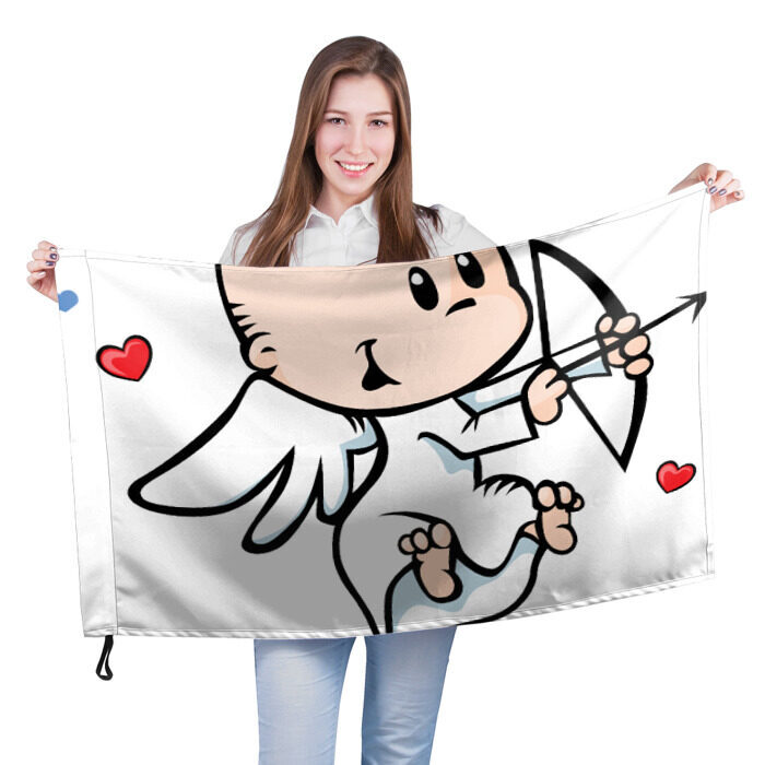 Флаг 3D Ангелок фото