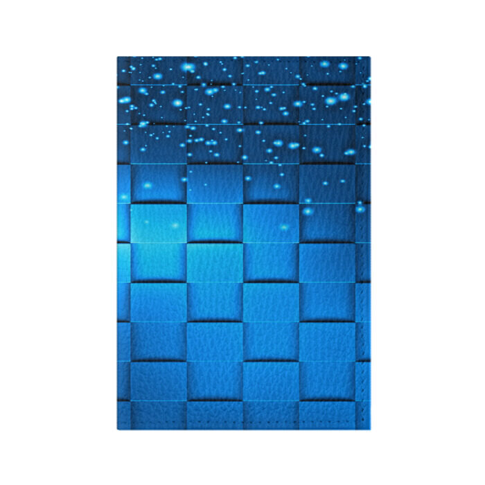 Обложка для паспорта матовая кожа Волшебные кубики фото