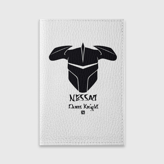 Обложка для паспорта матовая кожа NESSAJ фото