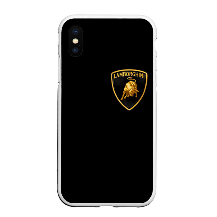 Чехол для iPhone XS Max матовый Lamborghini фото