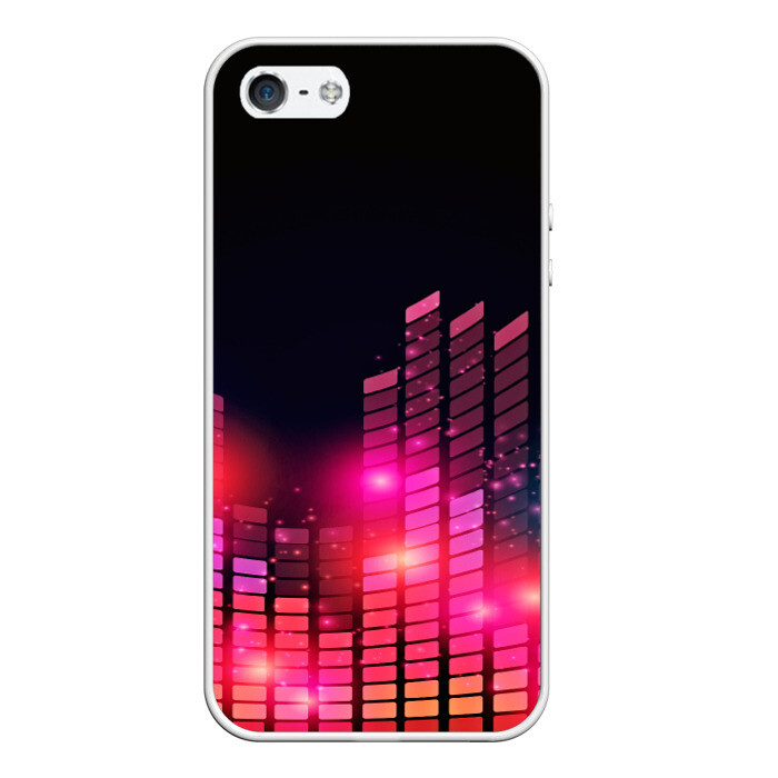 Чехол для iPhone 5/5S матовый Equalizer light фото