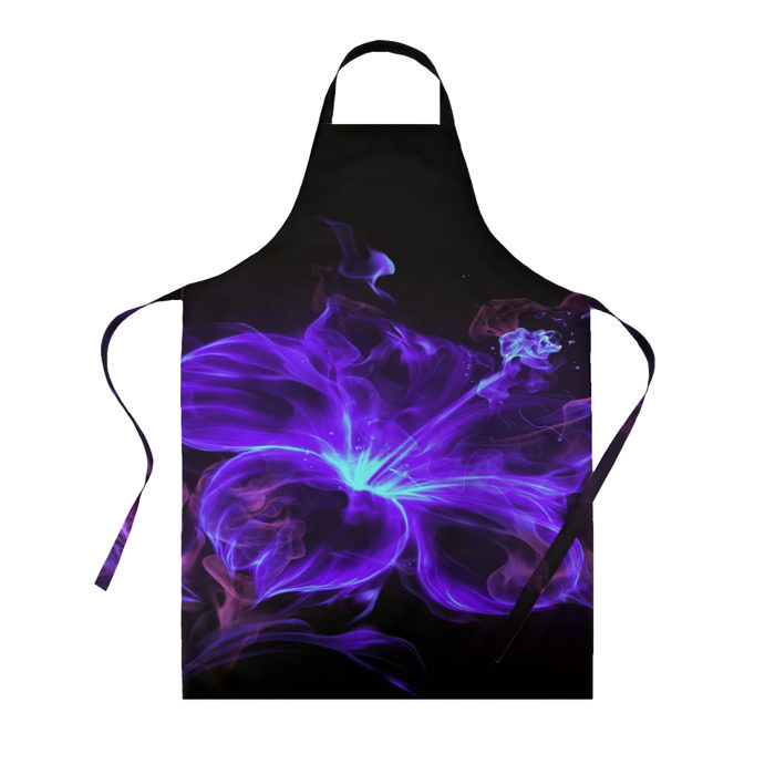 Фартук 3D Огненный цветок фото