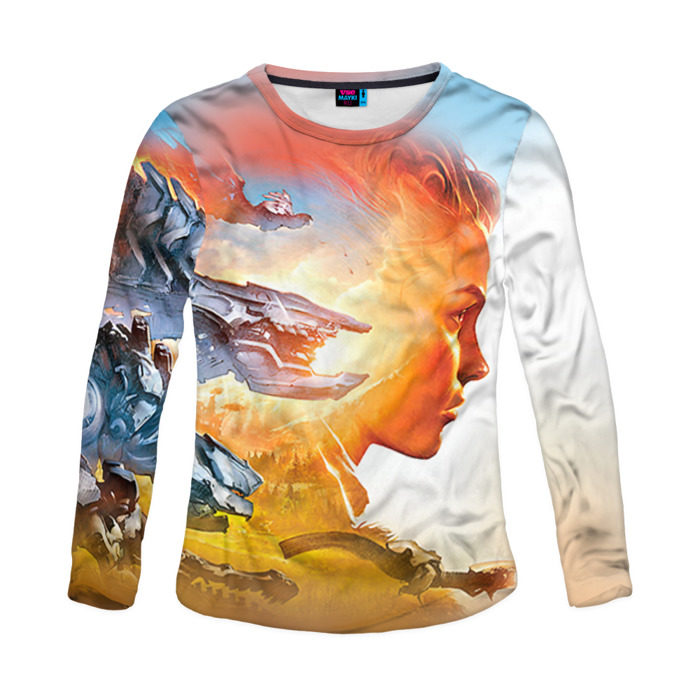 Женский лонгслив 3D HZD 3 фото