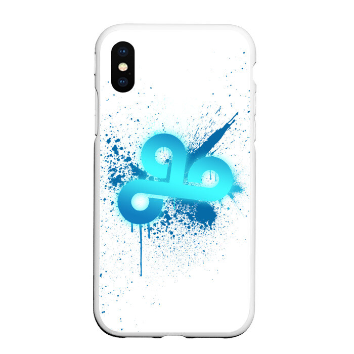 Чехол для iPhone XS Max матовый csgo - Cloud9 (White collection) фото