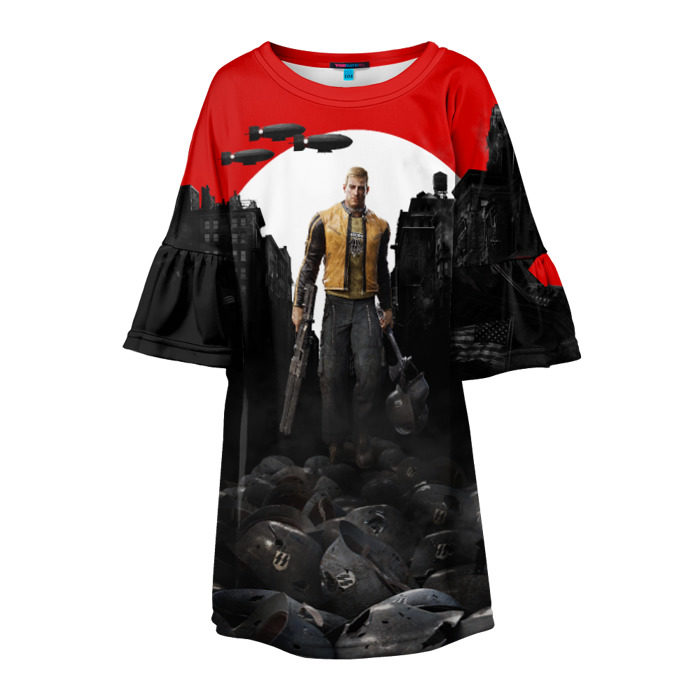 Детское платье 3D Wolfenstein 2: The New Colossu фото