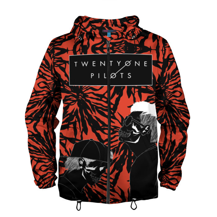Мужская ветровка 3D Twenty One Pilots фото