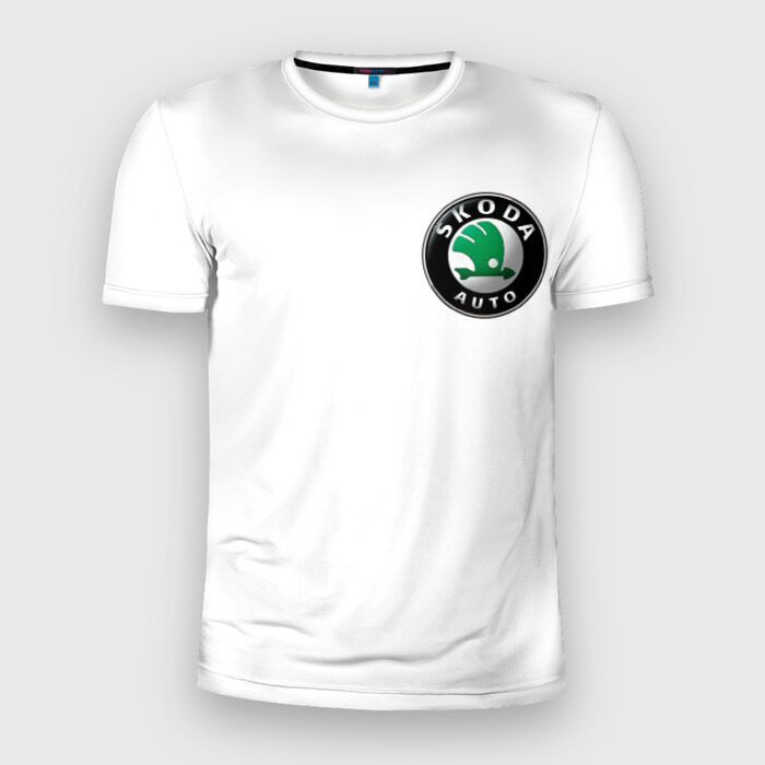 Мужская футболка 3D спортивная Skoda фото