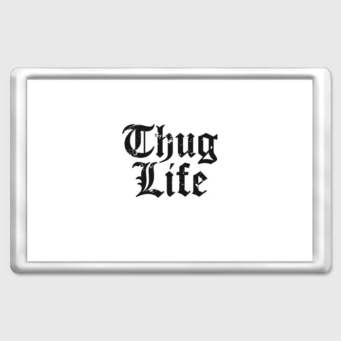 Магнит 45*70 Thug Life фото