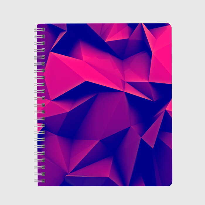 Тетрадь Violet polygon фото