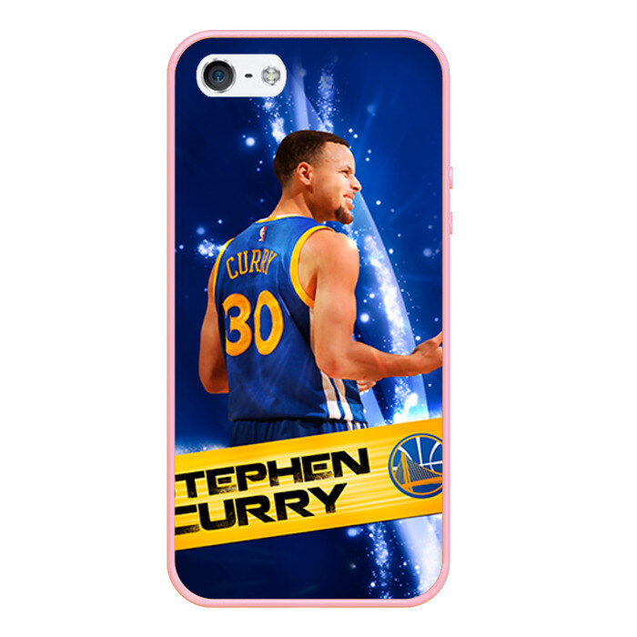 Чехол для iPhone 5/5S матовый Golden State Warriors 8 фото