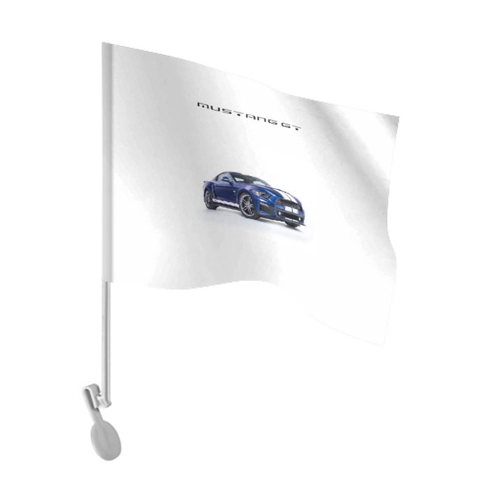 Флаг для автомобиля Ford Mustang GT 3 фото