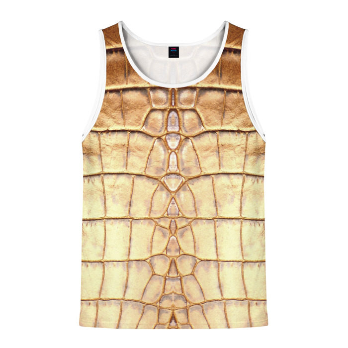 Мужская майка 3D Крокодил фото