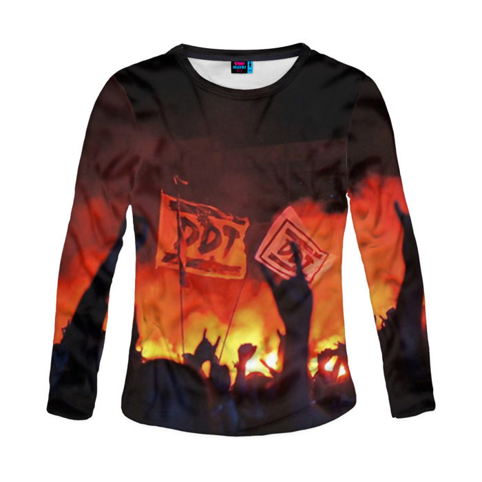 Женский лонгслив 3D ДДТ фото